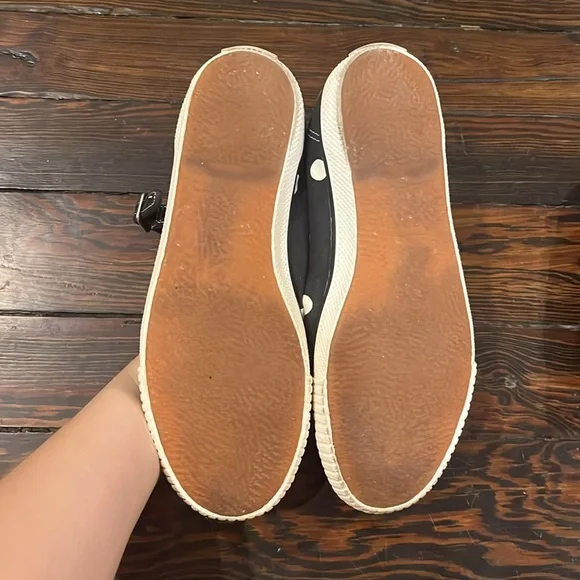 Polka dot Comme des Garcon x Tretorn Mary Jane Sneakers - Picture 2 of 3